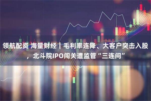 领航配资 海量财经｜毛利率连降、大客户突击入股，北斗院IPO闯关遭监管“三连问”
